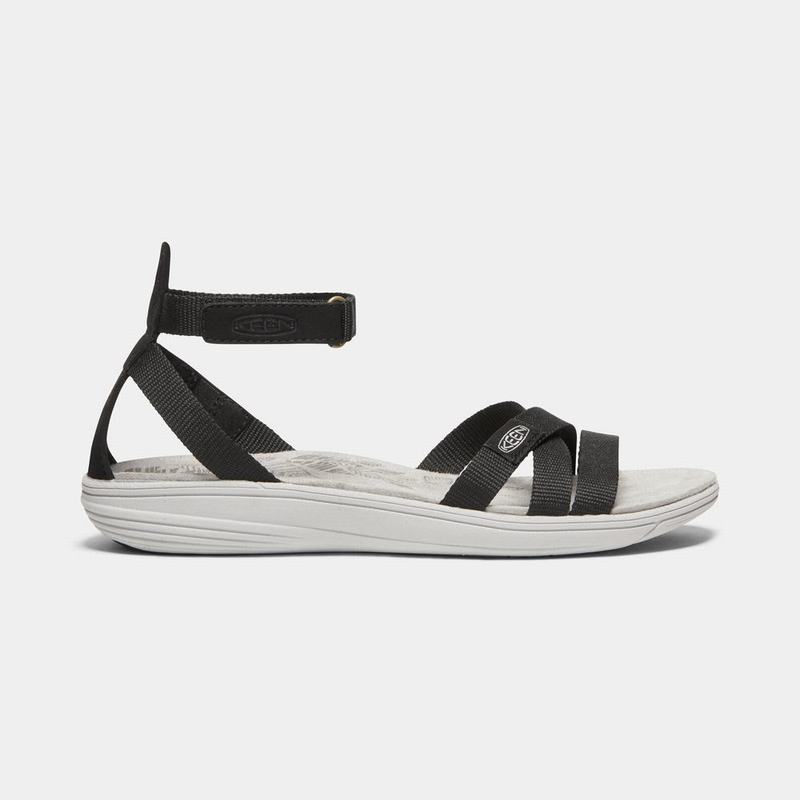 Sandalias Keen Damaya Ankle Strap Para Mujer Negros - Sandalias Keen Mexico (168573-YWB)